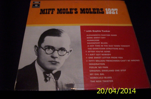 Miff Mole´s Molers 1927- Lp Vinilo - Importado - Como Nuevo