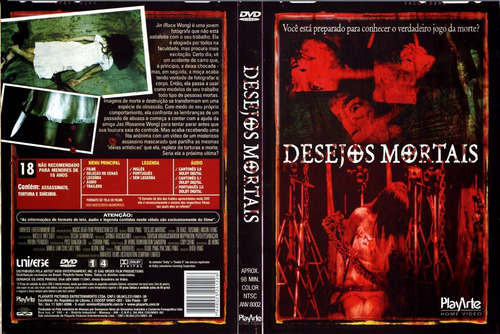 Dvd Desejos Mortais, Terror / Suspense, Original