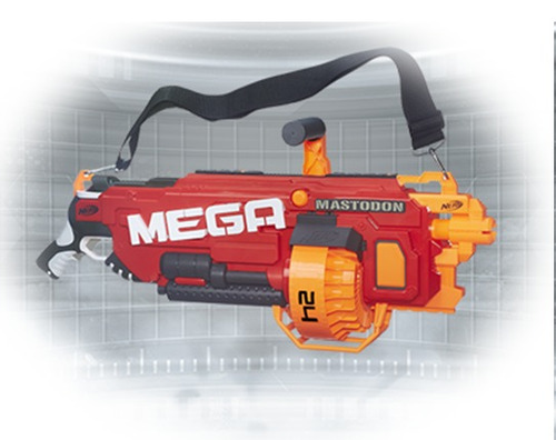 Nerf Mega Mastodon Modulus Elite Pistola Nueva Envio Gratis