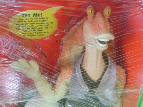 Imagen 1 de 6 de Nico Jar Jar Binks Dancing 18 Pulgadas Star Wars (msw 60)