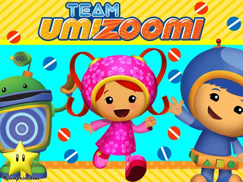 Kit Imprimible Equipo Umizoomi Diseñá Tarjetas Cajas Y Mas