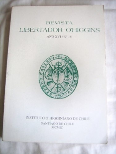 Revista Libertador O'higgins, Nº 16 Instituto O'higginiano