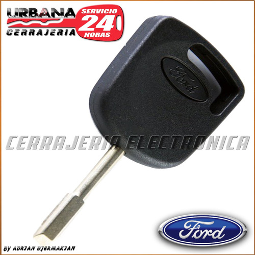 Llave Codificada Ford Fiesta Con Chip Tibbe Urbana