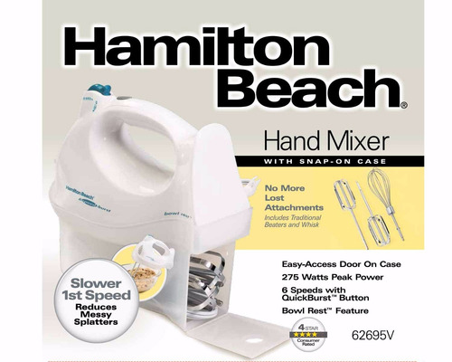 Hamilton Beach 62695v Batidora Eléctrica 275 Watts