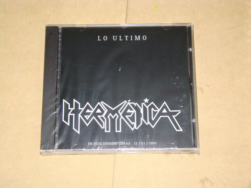 Hermetica Lo Ultimo En Vivo En Obras Cd Nuevo Sellado Kktus