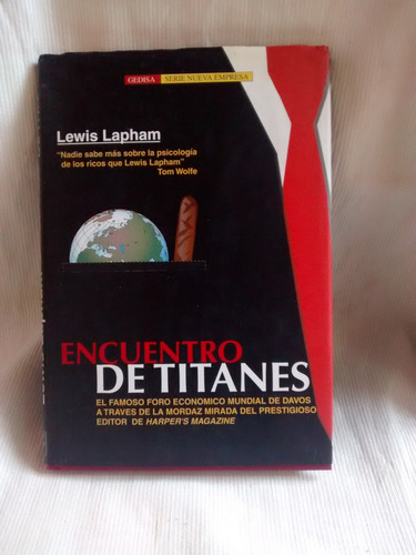 Encuentro De Titanes Lewis H. Lapham Editorial Gedisa