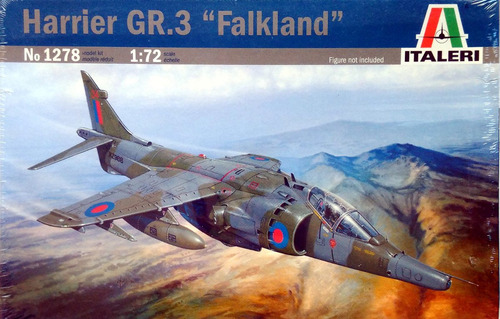 Harrier Gr 3 Falkland Malvinas 1982 1/72 Italeri No 1278