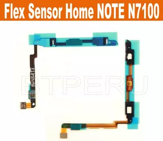 Flex Sensor Boton Home Para Samsung Note 2 N7100 Laterales