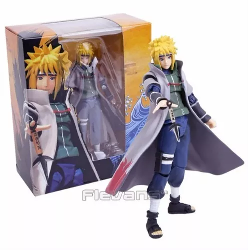 Minato Quarto Hokage Boneco Naruto Shippuden Articulado em