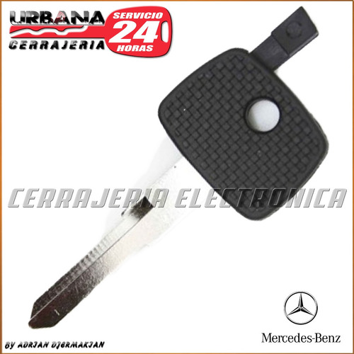 Llave Codificada Con Chip Mercedes Benz Cerrajeria Urbana