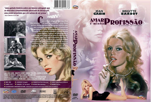 Imagem 3 de 3 de Dvd Amar É Minha Profissão - Gabin, Brigitte Bardot Lacrado#