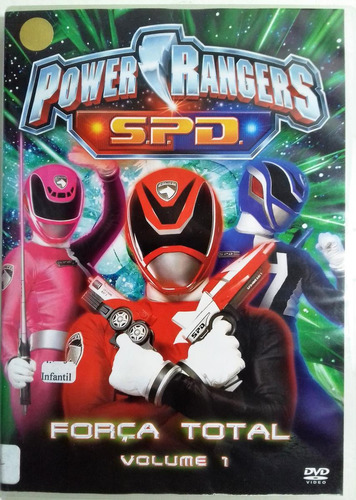 Dvd Power Rangers Spd Força Total Volume 1 - Original