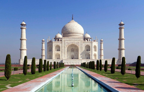 Papel De Parede Adesivo Taj Mahal Palácio Índia 12m²  3 X 4m