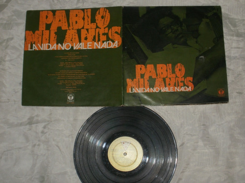 Vinilo  Pablo Milanes La Vida No Vale Nada         -ljp