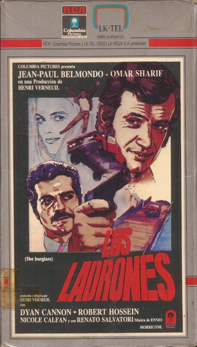 Los Ladrones Vhs Jean-paul Belmondo Omar Sharif