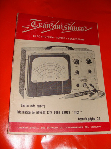 Revista Transmisiones Antigua De Los 50s, De Electronica Rad