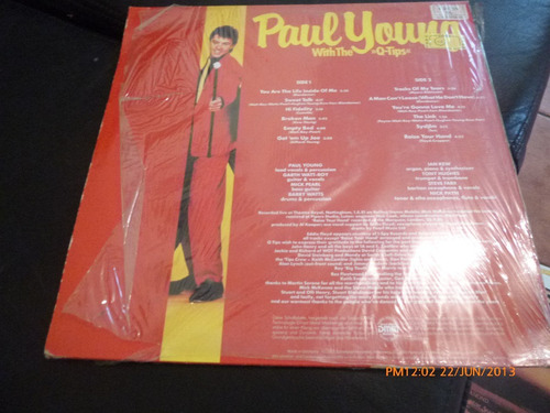 Vinilo Lp Paul Young Whitthe Q Tips Come Black Live (xx428 (Usado)
