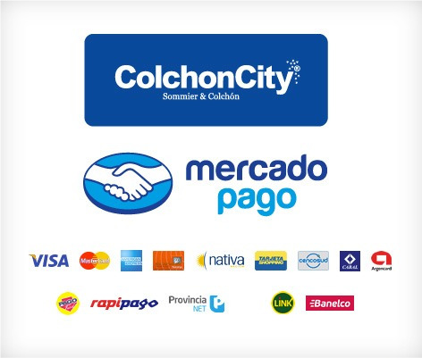 Sommier Y Colchon Alta Densidad 1 Plaza 0.80 X 1.90 Cityflex