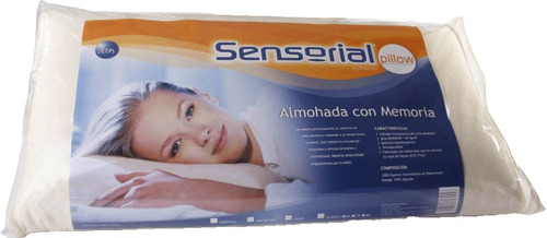 Almohada Inteligente Con Memoria Sensorial 40x70 Cm.