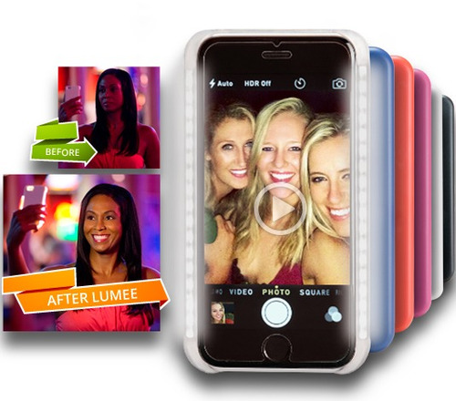Carcasa Con Luz Led Lumee Case iPhone 6/6plus Para Selfie
