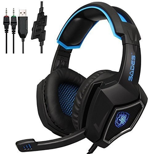 Audifonos Gamer Sades Con Microfono