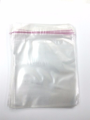 Imagen 1 de 3 de Bolsas Transparentes Para Cds Paquete 100 Unid 12.5*13cm
