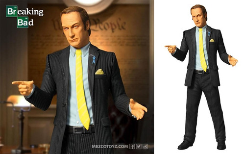 Action Figure Boneco Breaking Bad Saul Goodman Mezco Toys