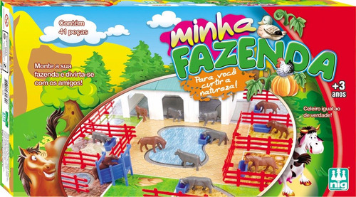 Jogo Educativo Minha Fazenda Nina Brinquedos