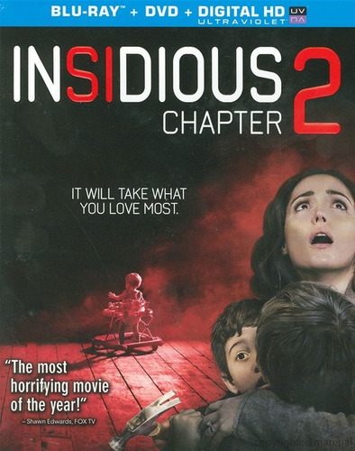 Blu-ray + Dvd Insidious 2 / La Noche Del Demonio 2