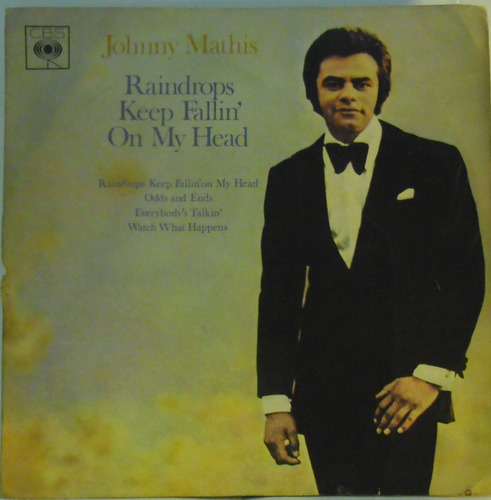 Compacto Vinil Johnny Mathis - Raindrops Keep Fallin' On My