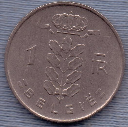 Belgica 1 Franc 1953 * Leyenda En Holandes *
