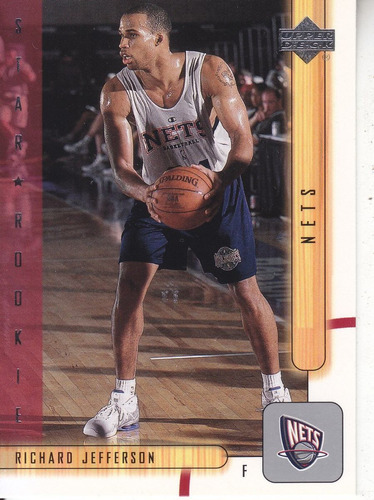 2001-02 Upper Deck Rookie Richard Jefferson Nets