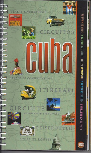 Cuba Guía De Carreteras Cinco Idiomas Nueva A Color D6