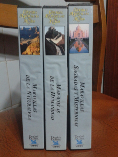 Pelicula Vhs (3)grandes Maravillas Del Mundo-reader´s Digest (Usado)