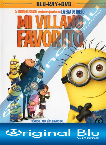 Mi Villano Favorito - Blu Ray + Dvd - Original