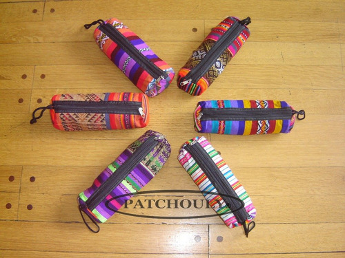 Imagen 5 de 8 de Cartuchera Porta Cosmeticos Aguayo Awayo Manta Colores