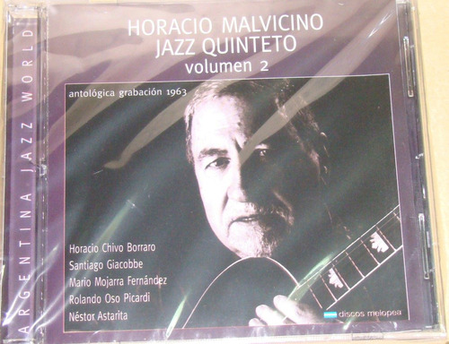 Horacio Malvicino Jazz Quinteto Vol 2 Cd Nuevo / Kktus