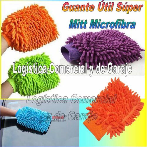 Set (2) Limpia Facil Rapido Super Mitt Guante Microfibra Tv