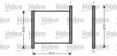 Radiador Mercedes Smart Fortwo Valeo 734848