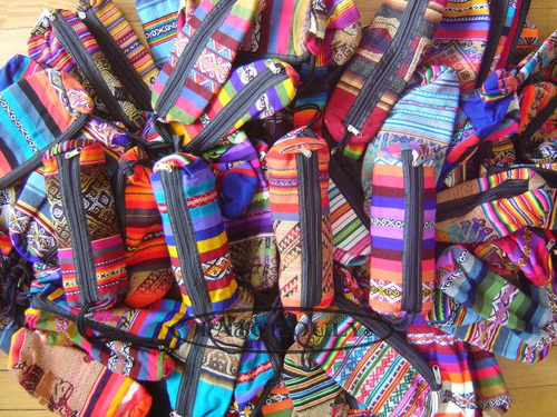 Imagen 8 de 8 de Cartuchera Porta Cosmeticos Aguayo Awayo Manta Colores