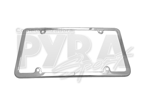 Porta Placas Cromado Accesorios Tuning