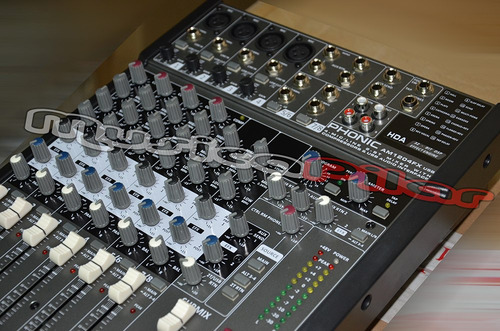 Consola Sonido Phonic Am1204fx Usb 4 Canales Musicapilar