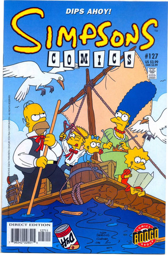 Simpsons Comics Bongo Comics # 127 C1