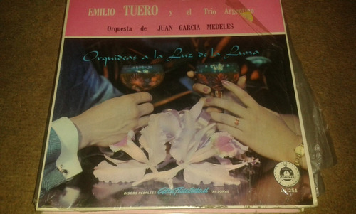 Disco Acetato De Emilio Tuero Y El Trio Argentino, Orquideas