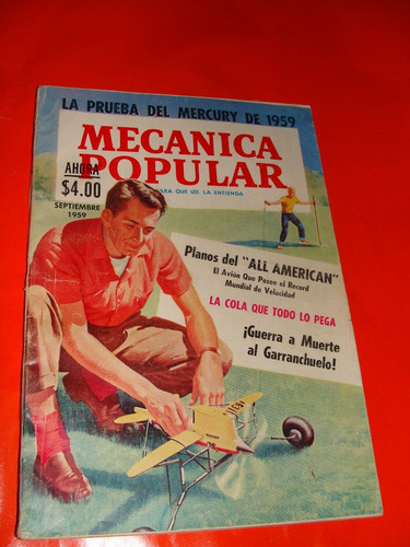 Antigua Revista Mecanica Popular Septiembre 1959