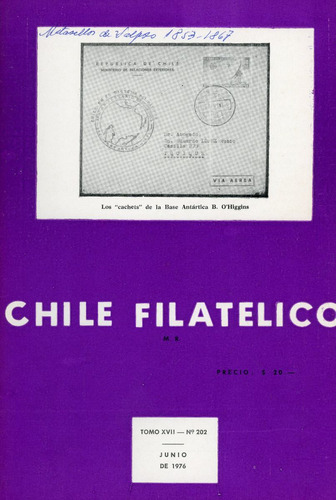 Revista Chile Filatélico Nº 202 - Junio 1976