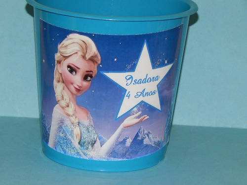 Kit 20 Baldes De Pipoca Personalizado Frozen