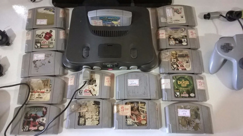 Lote De 9 Cartuchos Originais De Nintendo 64