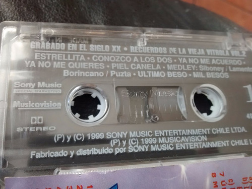 Cassette De Recuerdos De La Vieja Vitrola Vol2(#260 (Usado)