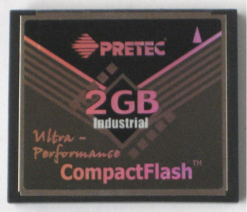 Memoria Compact Flash Industrial Pretec 2gb Cf